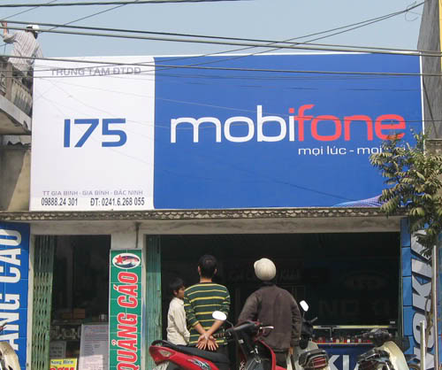 Biển hộp đèn Mobifone Biển hộp đèn Mobifone